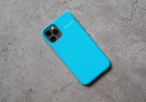 Solid Blue Phone Cover